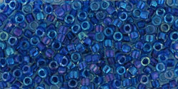 TOHO - Treasure #1 (11/0) : Inside-Color Luster Crystal/Caribbean Blue-Lined