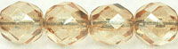 Fire-Polish 8mm (loose) : Luster - Transparent Champagne