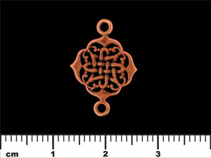 Celtic Knot Link 22/14mm : Antique Copper