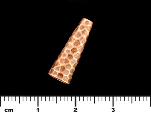 Hammered Cone 18/6mm : Antique Copper