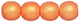 Round Beads 4mm (loose) : Neon Light Orange