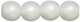 Round Beads 4mm (loose) : Neon White