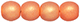 Round Beads 4mm (loose) : Neon Dark Orange