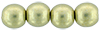 Round Beads 6mm (loose)  : ColorTrends: Saturated Metallic Limelight