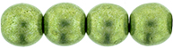 Round Beads 6mm (loose) : ColorTrends: Saturated Metallic Greenery