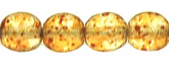 Round Beads 6mm (loose) : Crystal - Picasso