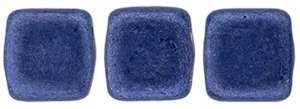 CzechMates Tile Bead 6mm (loose) : ColorTrends: Saturated Metallic Navy Peony