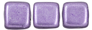 CzechMates Tile Bead 6mm (loose)  : ColorTrends: Saturated Metallic Crocus Petal