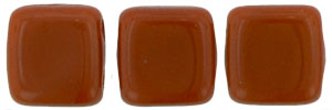 CzechMates Tile Bead 6mm (loose) : Umber