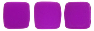 CzechMates Tile Bead 6mm (loose) : Neon - Purple