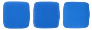CzechMates Tile Bead 6mm (loose) : Neon - Blue