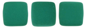 CzechMates Tile Bead 6mm (loose) : Neon - Dk Emerald