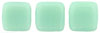 CzechMates Tile Bead 6mm (loose) : Opaque Pale Jade