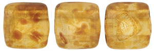 CzechMates Tile Bead 6mm (loose) : Matte - Crystal - Picasso