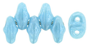 MiniDuo 4 x 2.5mm (loose) : Luster - Blue Turquoise