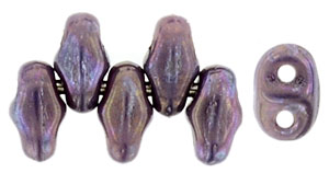 MiniDuo 4 x 2.5mm (loose) : Nebula - Opaque Amethyst