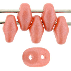 SuperDuo 5 x 2mm (loose) : Pearl Shine - Lt Coral