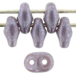 SuperDuo 5 x 2mm (loose) : Luster - Opal Violet