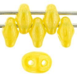SuperDuo 5 x 2mm (loose) : Luster - Milky Yellow