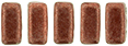 CzechMates Bricks 6 x 3mm (loose) : ColorTrends: Saturated Metallic Grenadine