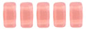 CzechMates Bricks 6 x 3mm (loose) : Milky Pink