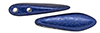 CzechMates Two Hole Daggers 16 x 5mm (loose) : ColorTrends: Saturated Metallic Evening Blue