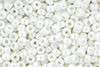 Matubo Seed Bead 6/0 (loose) : Luster - Opaque White
