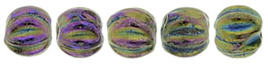 Melon Round 3mm (loose) : Iris - Purple