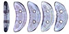 CzechMates Crescent 10 x 3mm (loose) : Luster - Transparent Amethyst