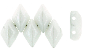 GEMDUO 8 x 5mm (loose) : Luster - Opaque White