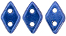 CzechMates Diamond Bead 6.5 x 4mm (loose) : ColorTrends: Saturated Metallic Navy Peony