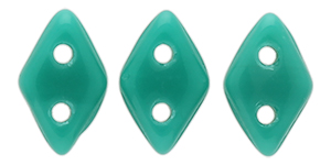 CzechMates Diamond Bead 6.5 x 4mm (loose) : Persian Turquoise