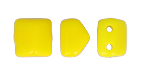 Roof Bead 6 x 6mm (loose) : Opaque Yellow