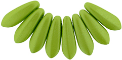 Dagger Beads 3/10mm (loose) : Powdery - Lime