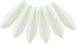 Dagger Beads 5/16mm (loose) : Powdery - Pastel White