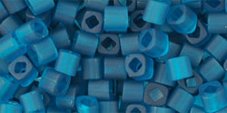 TOHO - Cube 3mm : Transparent-Frosted Teal