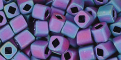 TOHO - Cube 4mm : Matte-Color Iris - Blue