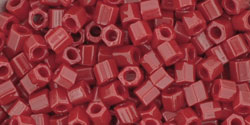 TOHO - Hexagon 8/0 : Opaque Pepper Red