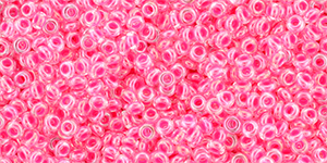 TOHO - Demi Round 11/0 2.2mm : Luminous Neon Pink