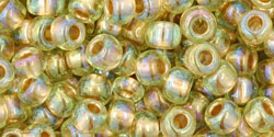 Round 6/0 Tube 2.5" : Gold-Lined Rainbow Lt Jonquil