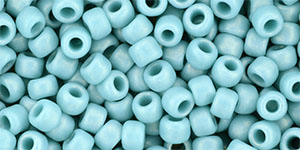 TOHO - Round 6/0 : HYBRID Sueded Gold Opaque Turquoise