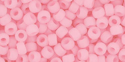 Round 8/0 Tube 2.5" : Ceylon Frosted Innocent Pink