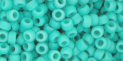 Round 8/0 Tube 2.5" : Opaque-Frosted Turquoise