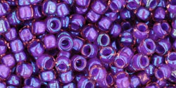 TOHO - Round 8/0 : Inside-Color Rainbow Rosaline/Opaque Purple-Lined