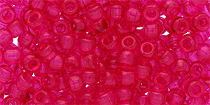 TOHO Round 8/0 : HYBRID ColorTrends: Transparent - Pink Yarrow