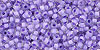 TOHO - Round 11/0 : Inside-Color Crystal/Purple-Lined