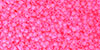 TOHO - Round 11/0 : Inside-Color Matte Crystal/Neon Pink-Lined