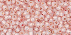 TOHO - Round 11/0 : PermaFinish - Silver-Lined Milky Peachy Pink