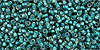 TOHO - Round 15/0 : Inside-Color Crystal/Metallic Teal-Lined