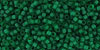 TOHO - Round 15/0 : Transparent-Frosted Green Emerald